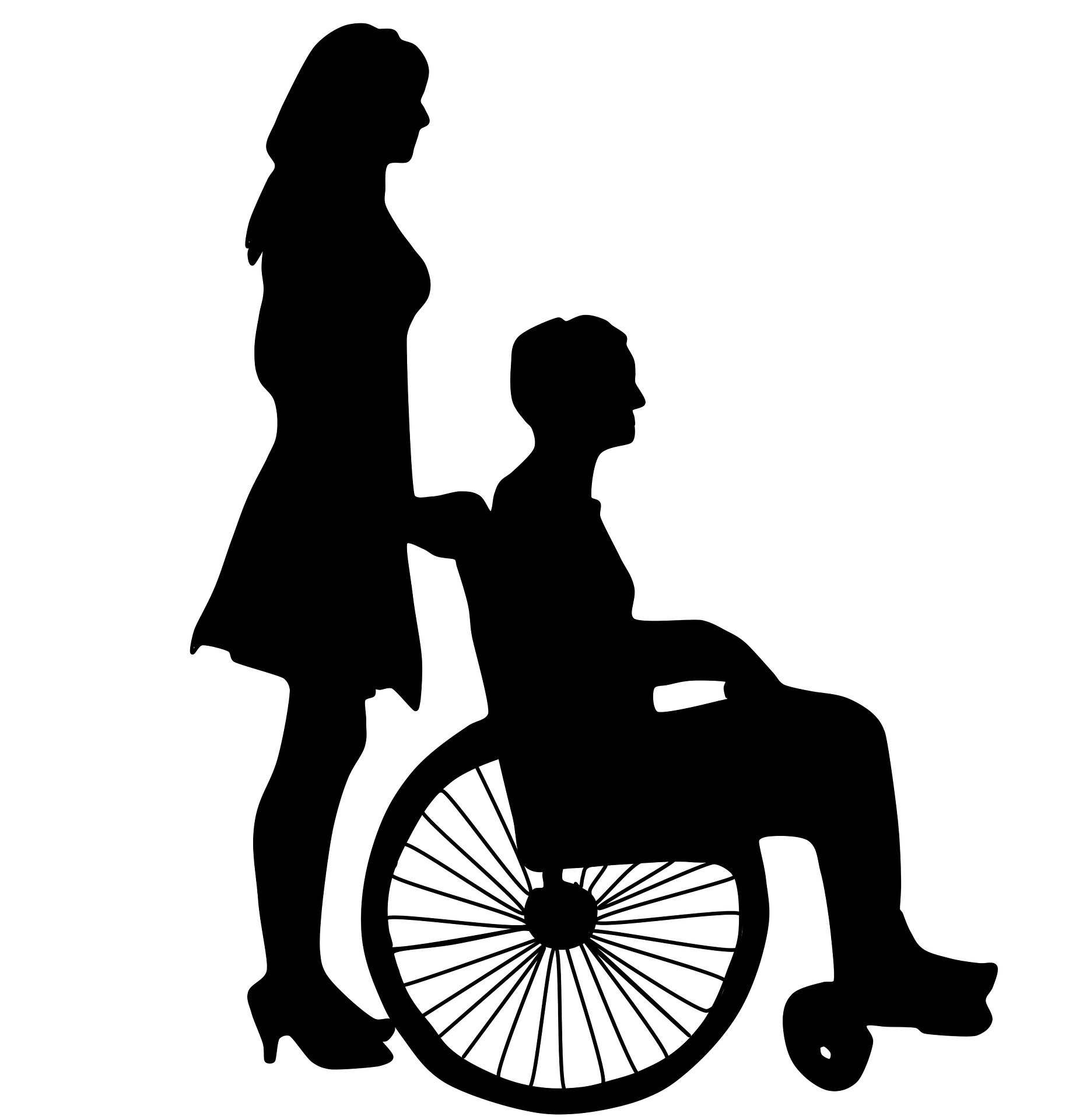 Wife and Wheelchair 1501124 1920