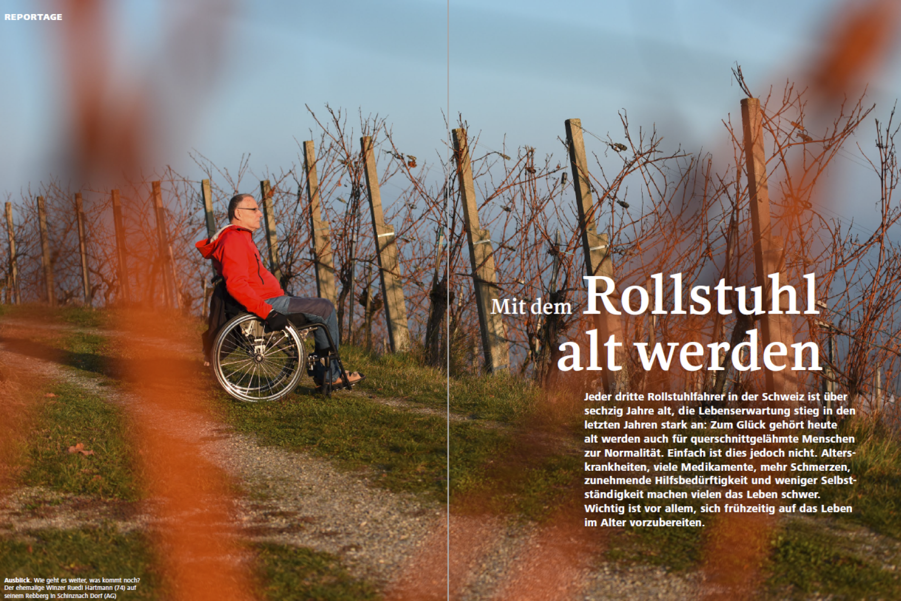 Mit dem Rollstuhl alt werden