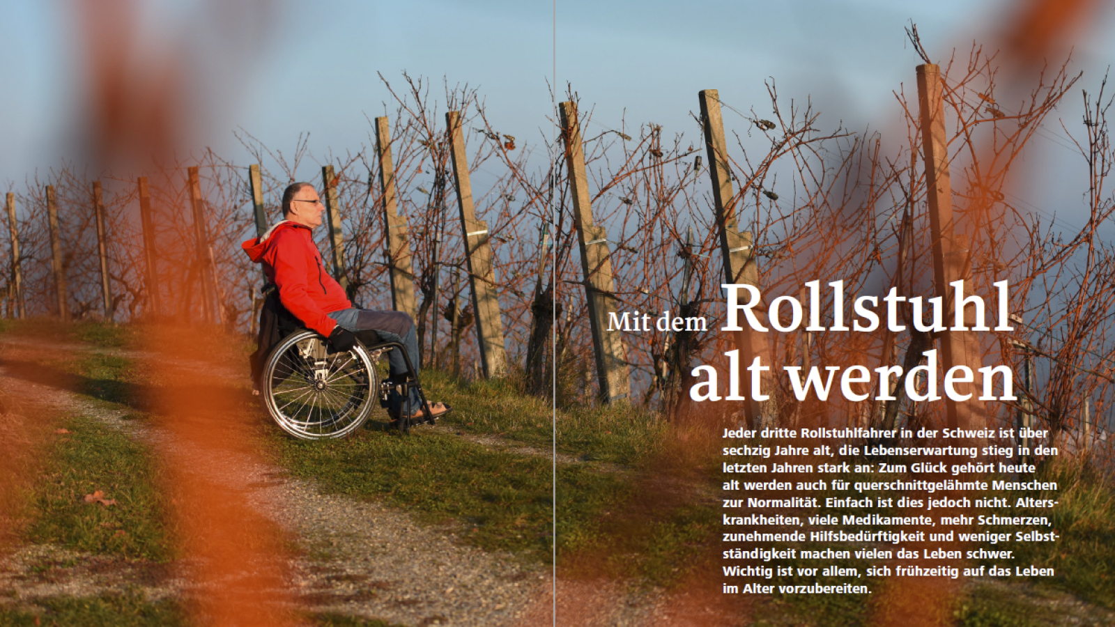Mit dem Rollstuhl alt werden